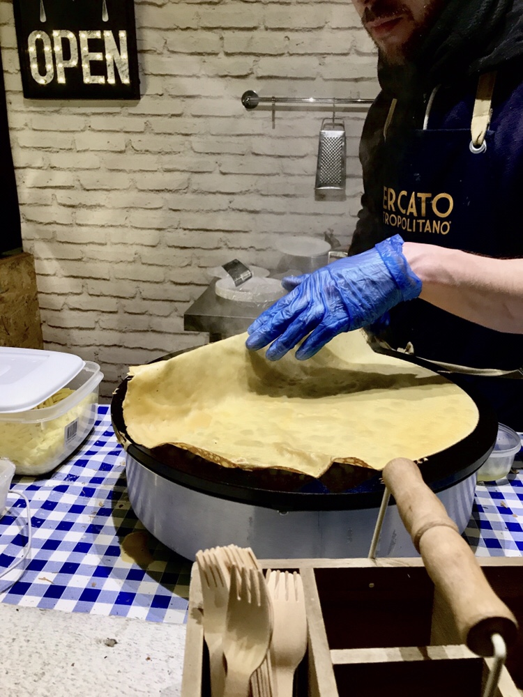 The makings of the Crepe