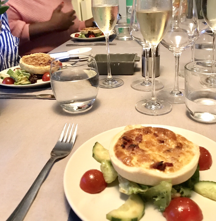 Quiche Lorraine and salad at AllChefs Ltd