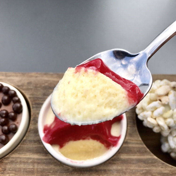 white chocolate mousse