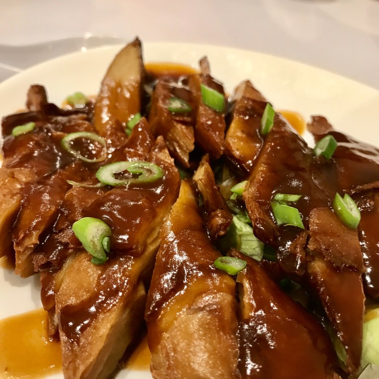 Veggie roasted duck