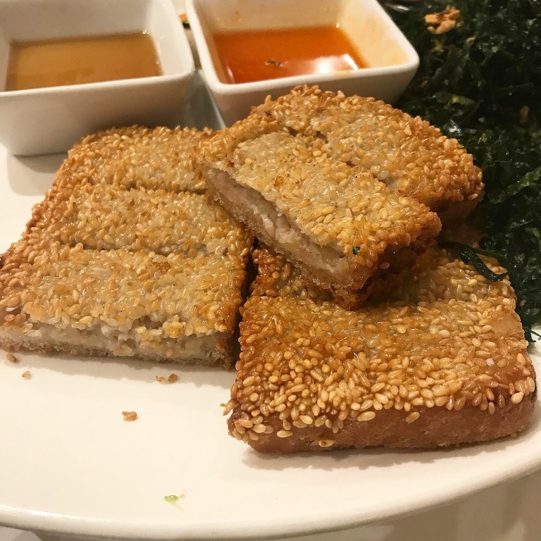 Sesame Taro Toast