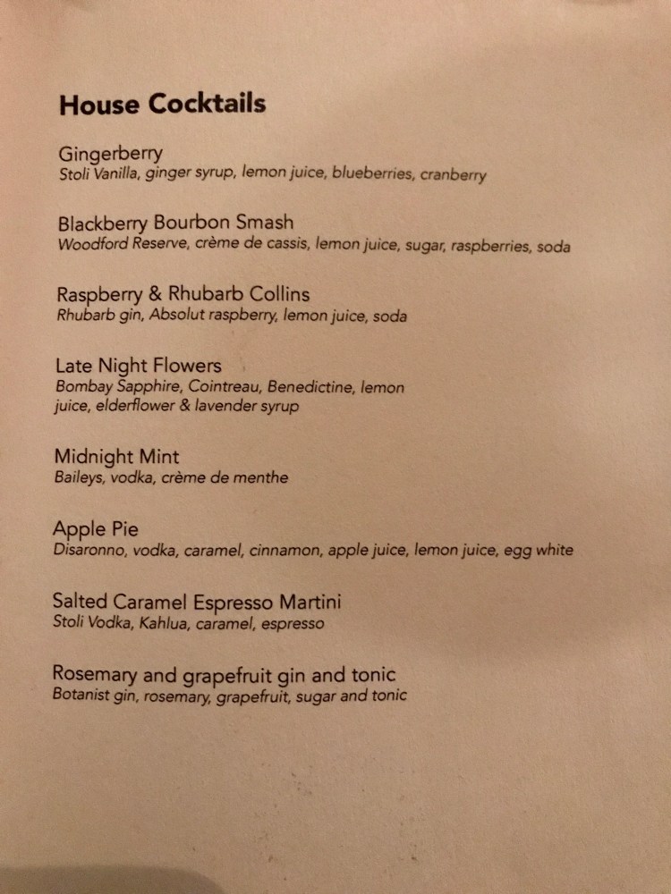 Valpy's House Cocktails