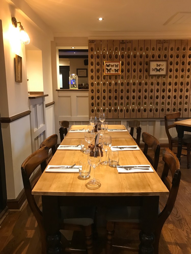 Seating inside The Greene Oak