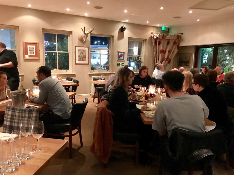 Inside London Street Brasserie, Reading Berkshire
