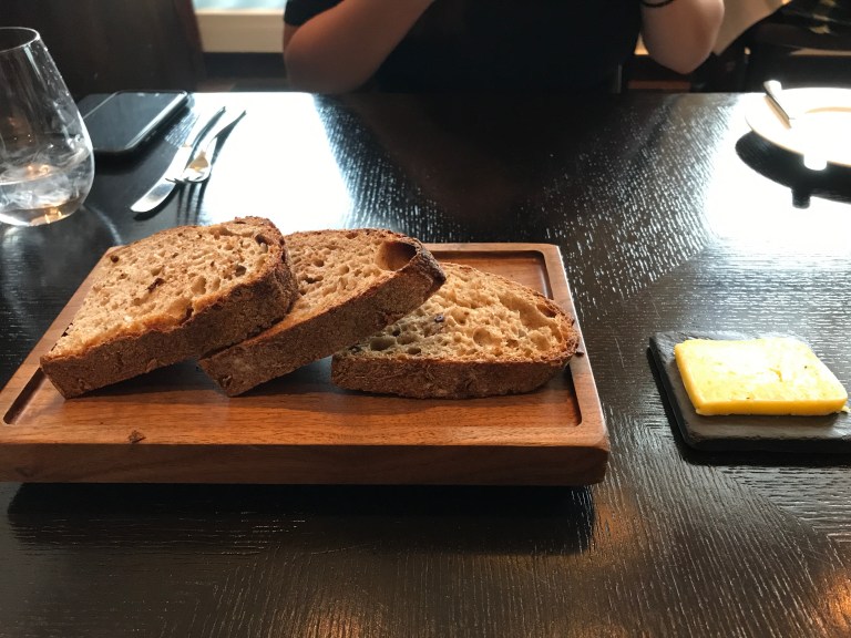 Sourdough bread and butter