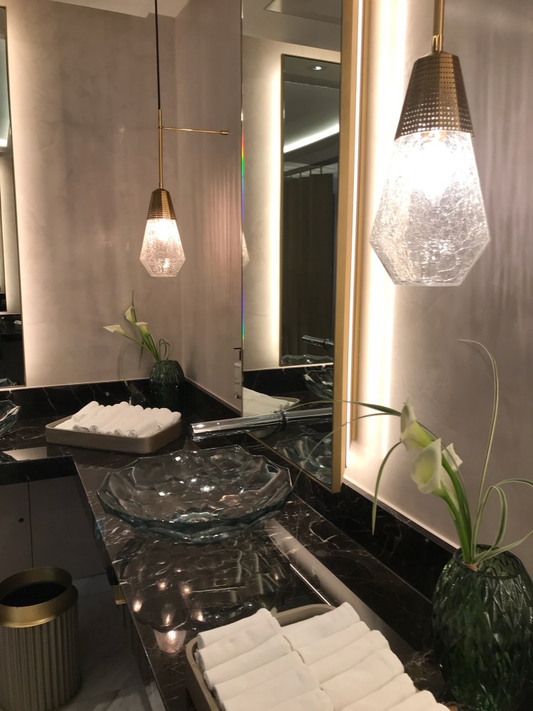 Ladies washroom at Dinner By Heston Blumenthal'