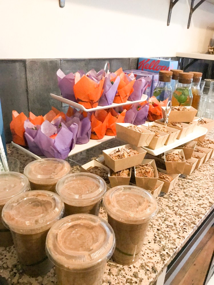 All-Bran relaunch event buffet