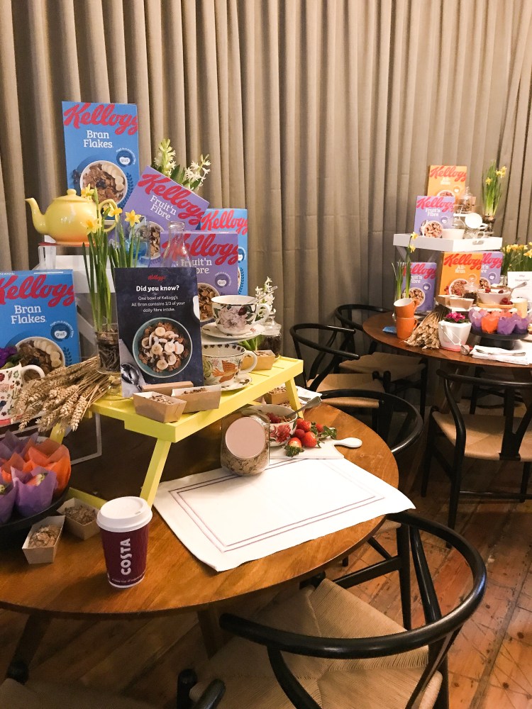 All-Bran relaunch event buffet