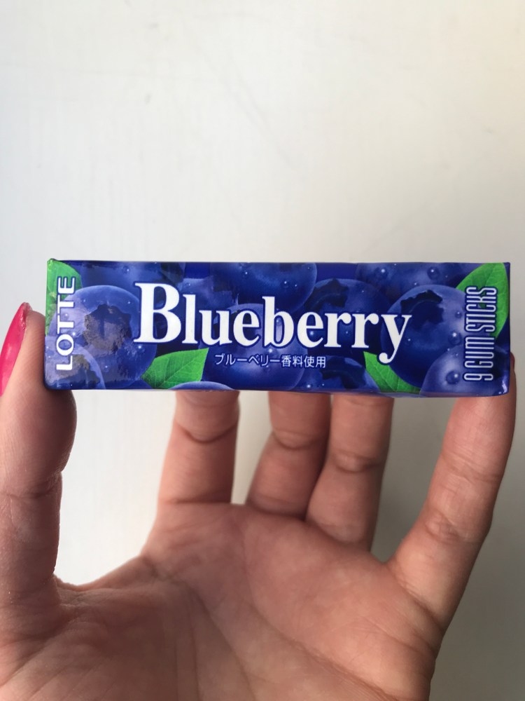 Lotte Blueberry Flavoured Gum