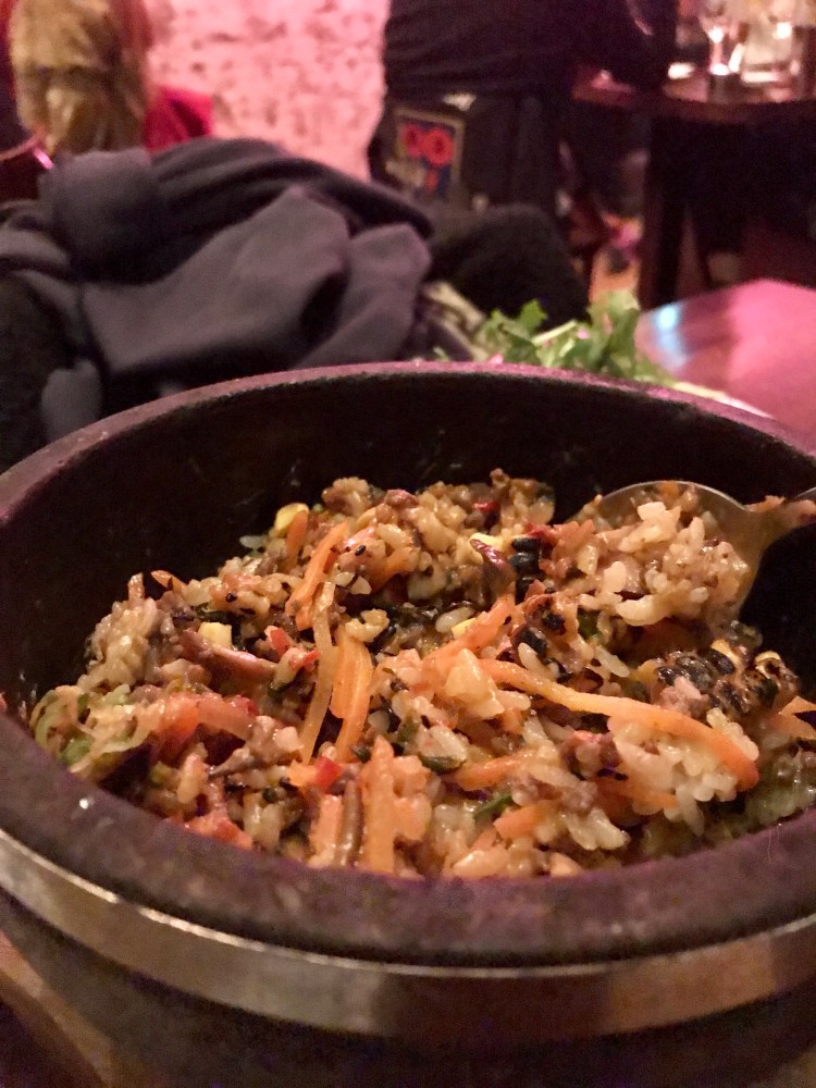 Hot Stone Rice – sesame, chilli and beef