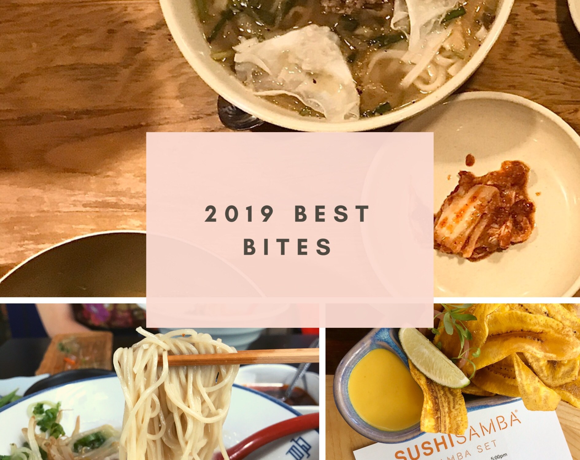 Collage of my best bites