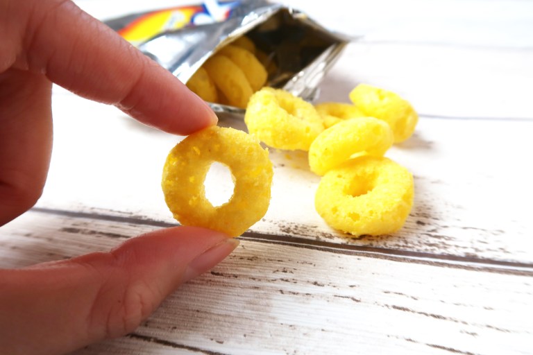 Crispy cheesy hoops