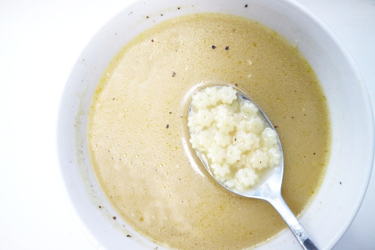 A bowl of delicious get well soon soup