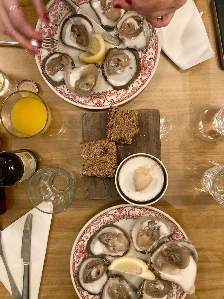 A Dozen Native Oysters
