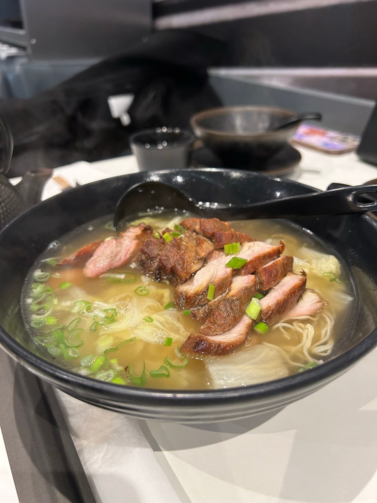 Honey Roast Pork Noodle Soup
